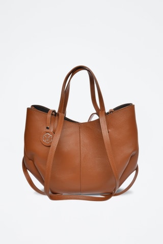Leren Shopper - Bruin