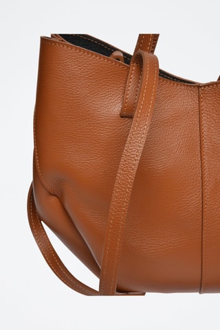 Leren Shopper - Bruin