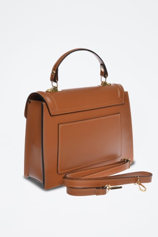 Leren Handtas - Luisa Vannini - Bruin
