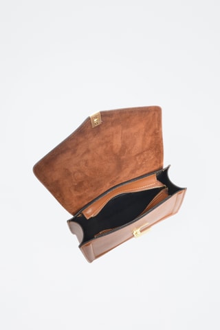 Leren Handtas - Luisa Vannini - Bruin
