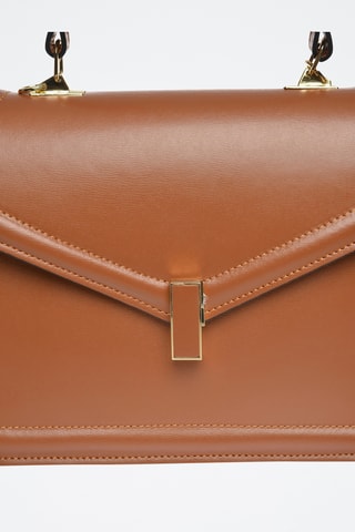 Leren Handtas - Luisa Vannini - Bruin