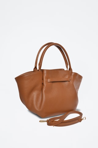 Leren Handtas - Carla Ferreri - Bruin