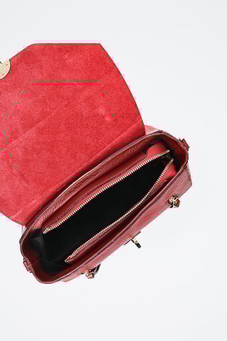 Leren Handtas - Anna Luchini - Rood