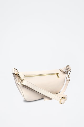Leren Schoudertas - Rood Anna Luchini - Beige