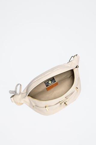 Leren Schoudertas - Rood Anna Luchini - Beige