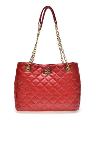 Leren Handtas - Rood