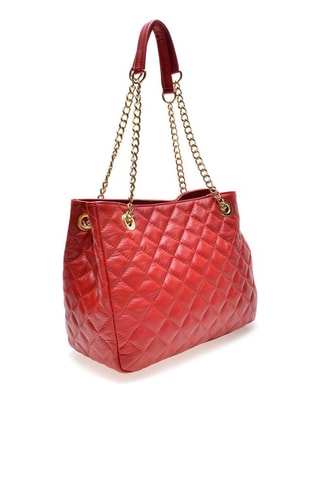 Leren Handtas - Rood