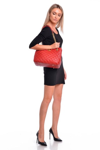 Leren Handtas - Rood