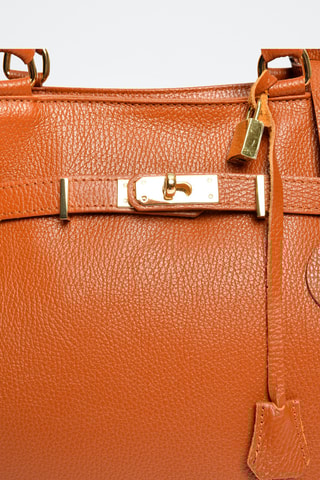 Leren Handtas - Bruin