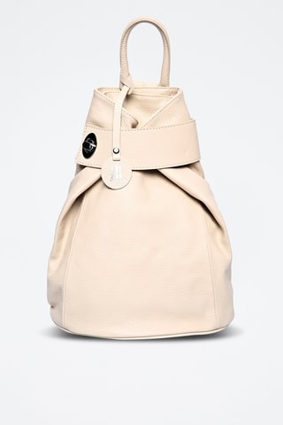 Leren Rugtas - Anna Luchini - Beige