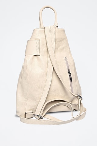 Leren Rugtas - Anna Luchini - Beige