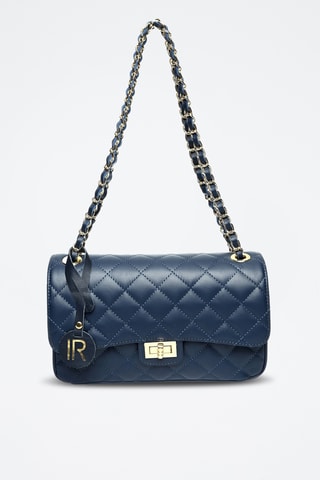 Leren Handtas - Isabella Rhea - Blauw