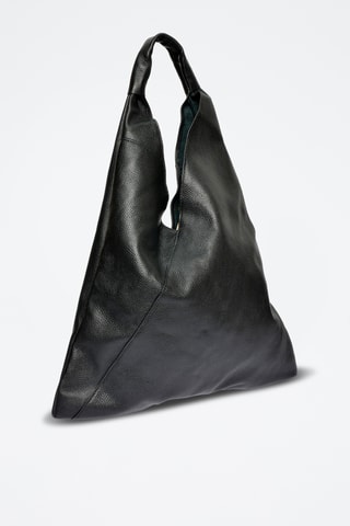 Leren Shopper - Zwart