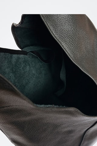 Leren Shopper - Zwart