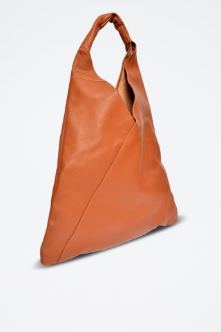 Leren Shopper - Bruin