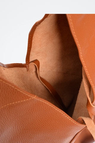 Leren Shopper - Bruin