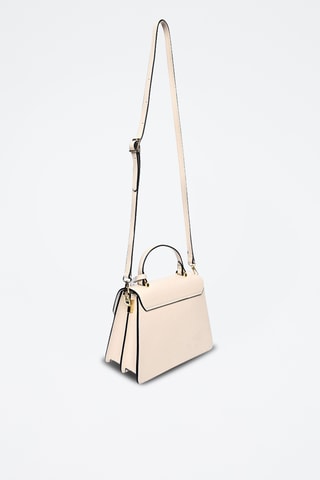 Leren Handtas - Anna Luchini - Beige