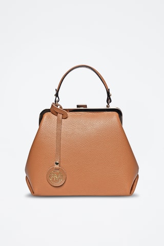 Leren Handtas - Roberta M - Bruin