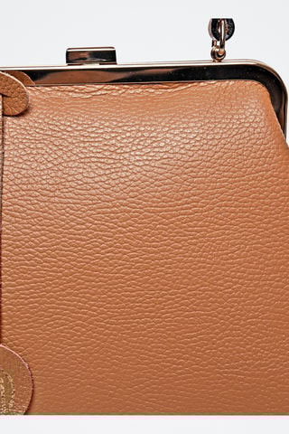 Leren Handtas - Roberta M - Bruin