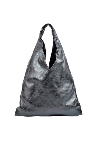 Leren Shopper - Zwart