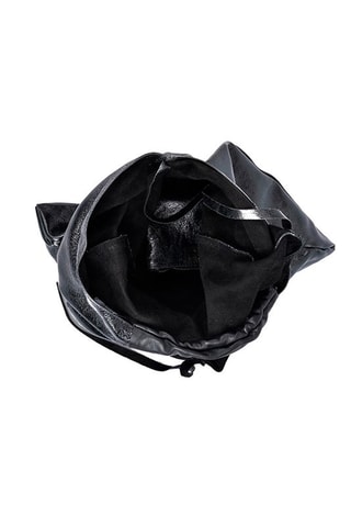 Leren Shopper - Zwart