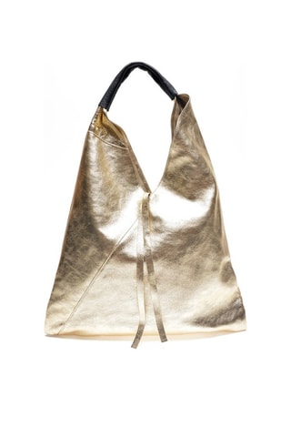Leren Shopper - Goudkleurig