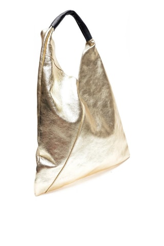 Leren Shopper - Goudkleurig
