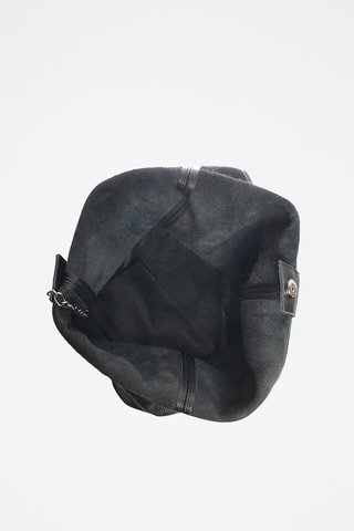 Leren Handtas - Carla Ferreri - Zwart