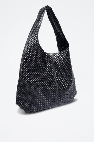 Leren Shopper - Luisa Vannini - Zwart