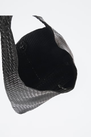 Leren Shopper - Luisa Vannini - Zwart