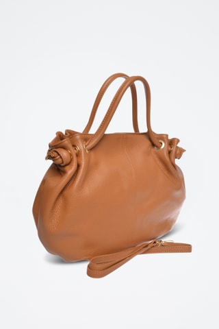 Leren Handtas - Carla Ferreri - Bruin