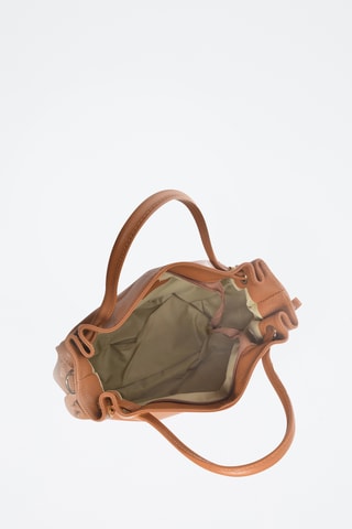 Leren Handtas - Carla Ferreri - Bruin