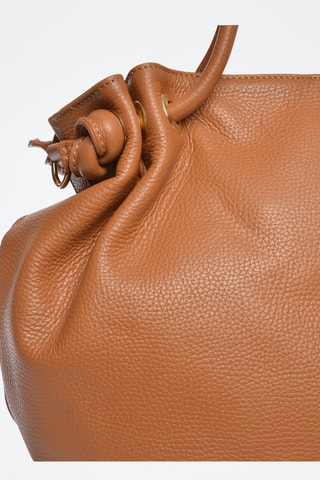 Leren Handtas - Carla Ferreri - Bruin