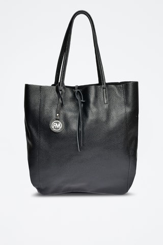 Leren Shopper - Zwart