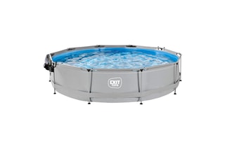 Piscine ronde avec pompe filtrante et dôme Soft - 360 x 76 cm - Dès 6 ans