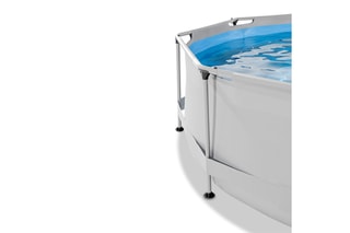 Piscine ronde avec pompe filtrante et dôme Soft - 360 x 76 cm - Dès 6 ans