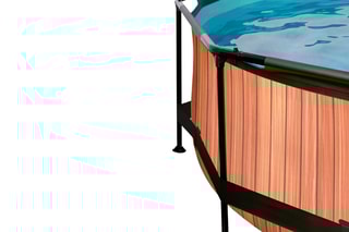 Piscine ronde avec pompe filtrante Wood - 360 x 76 cm