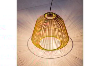 Suspension solaire LED Maya - Naturel