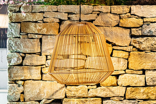Suspension solaire LED Maya - Naturel