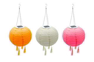 3 Ledsolarlampions Shangri La