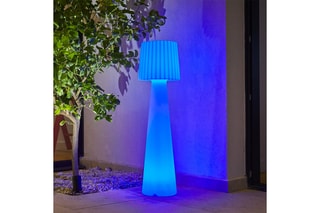 Candeeiro de pé LED Lady Branco