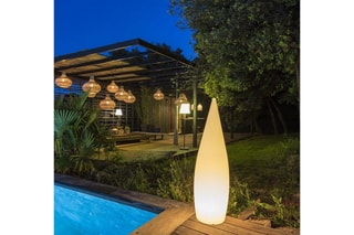 Candeeiro de pé LED Classy Branco
