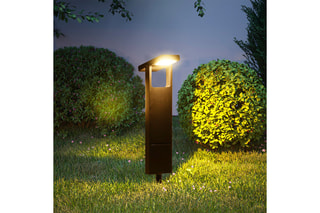2 balises solaires LED Brity - Noir - 2 x 2 W