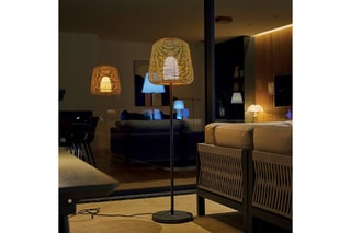 Candeeiro LED Tall Bohème Preto e castanho