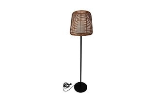 Candeeiro LED Tall Bohème Preto e castanho