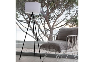 Candeeiro de pé tripé LED Tamboury C150