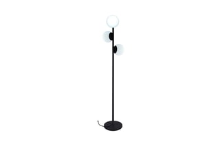 Candeeiro de pé LED Globy tree Preto e branco