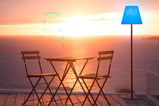 Candeeiro de pé sem fio LED Standy