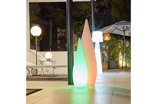 Candeeiro de pé LED Classy Branco