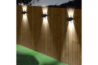 2 appliques solaires LED Blinky - Noir